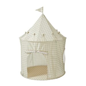 3 Sprouts Leikkiteltta, Ruudullinen/Beige