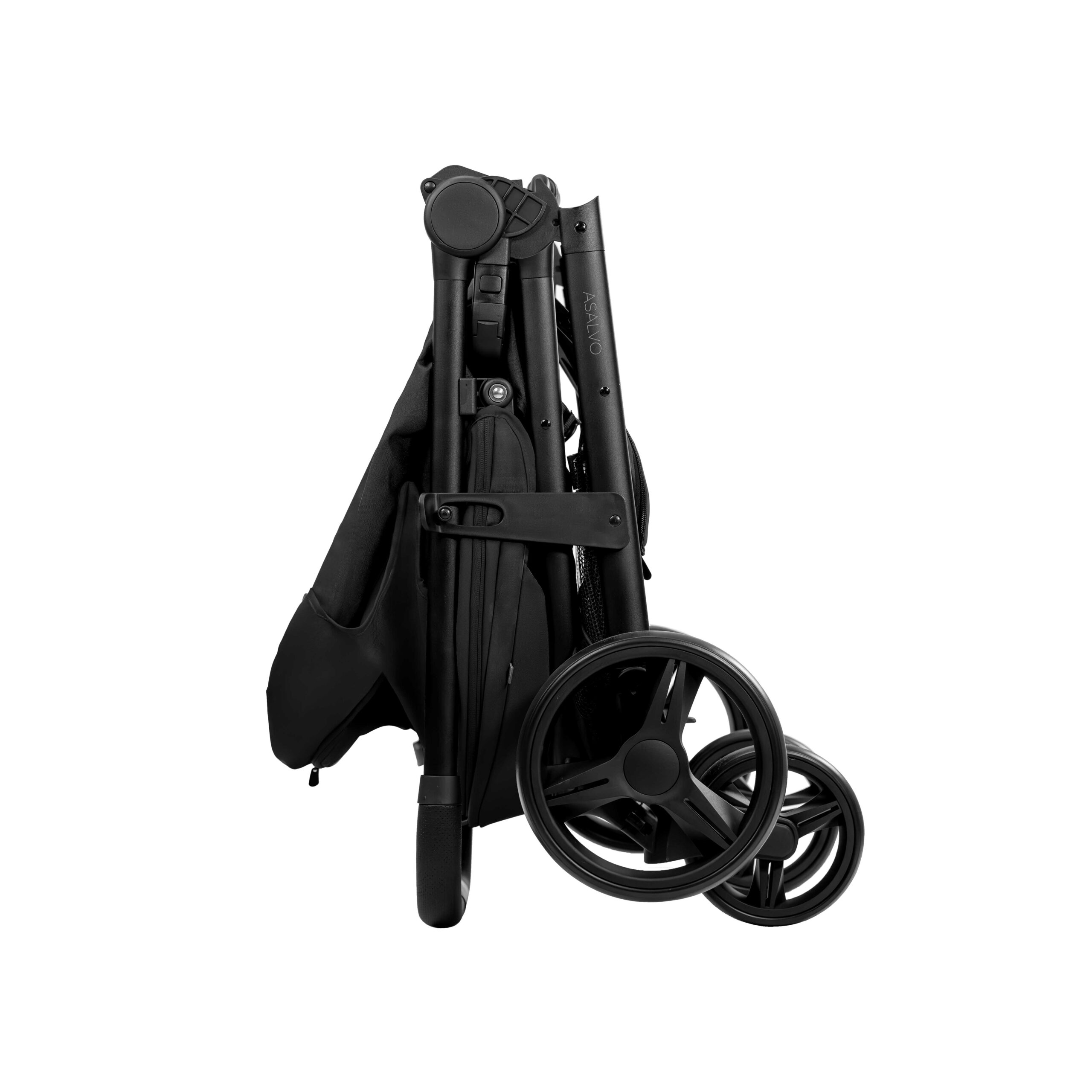 Asalvo Lastenrattaat Iconic, musta - Image 6