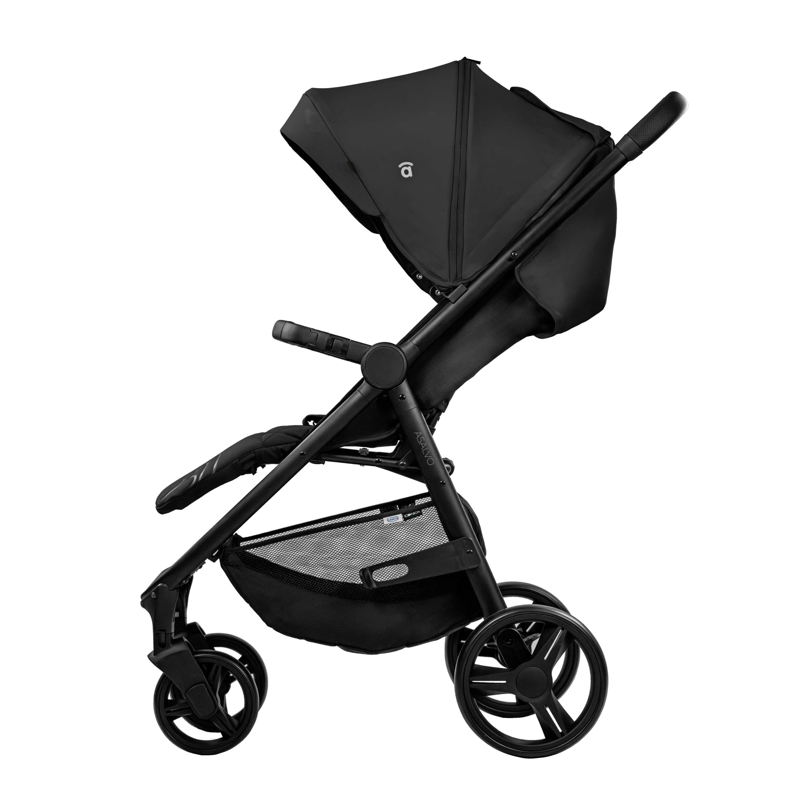 Asalvo Lastenrattaat Iconic, musta - Image 4