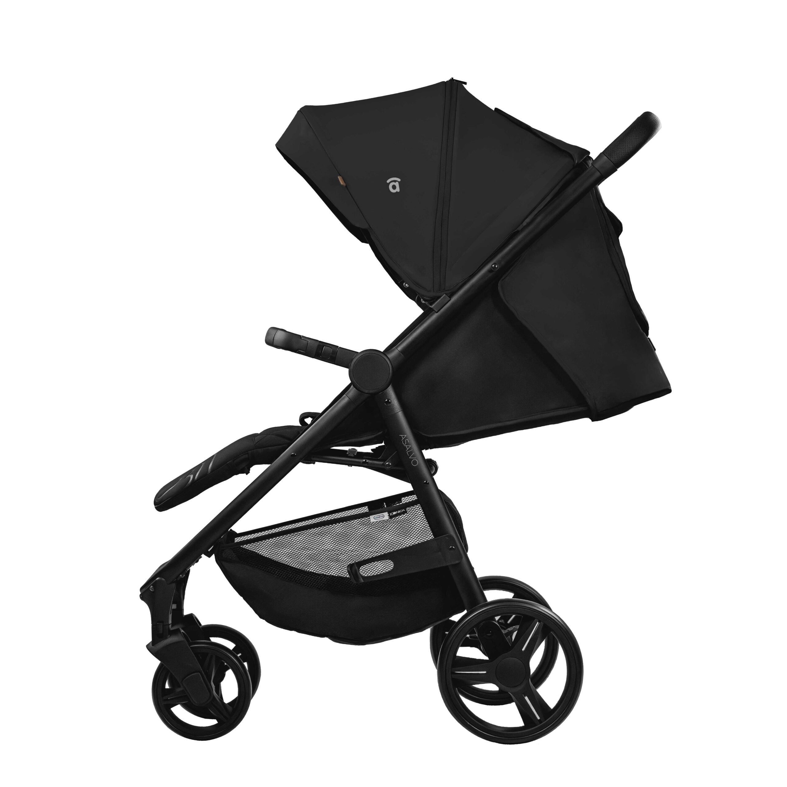 Asalvo Lastenrattaat Iconic, musta - Image 5