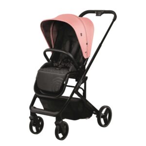 Asalvo TRIO Newton Yhdistelmävaunut ja turvaistuin, vaaleanpunainen