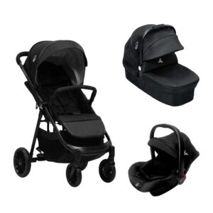 Asalvo Trio Ecuador 2 Yhdistelmärattaat ja turvaistuin, musta