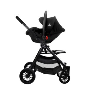 Asalvo Trio Ecuador 2 Yhdistelmävaunut ja turvaistuin, oliivi