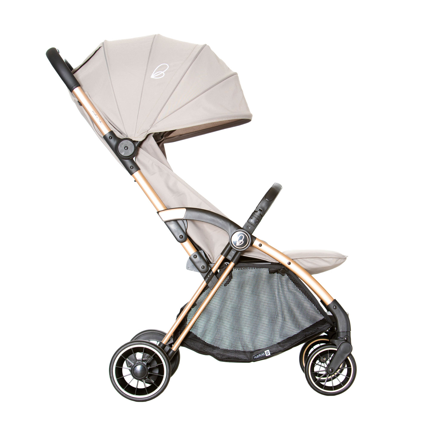 Asalvo lastenrattaat Plis Plas, beige - Image 3