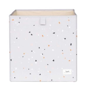 3 Sprouts Säilytyslaatikko, Terrazzo/Vaaleanharmaa