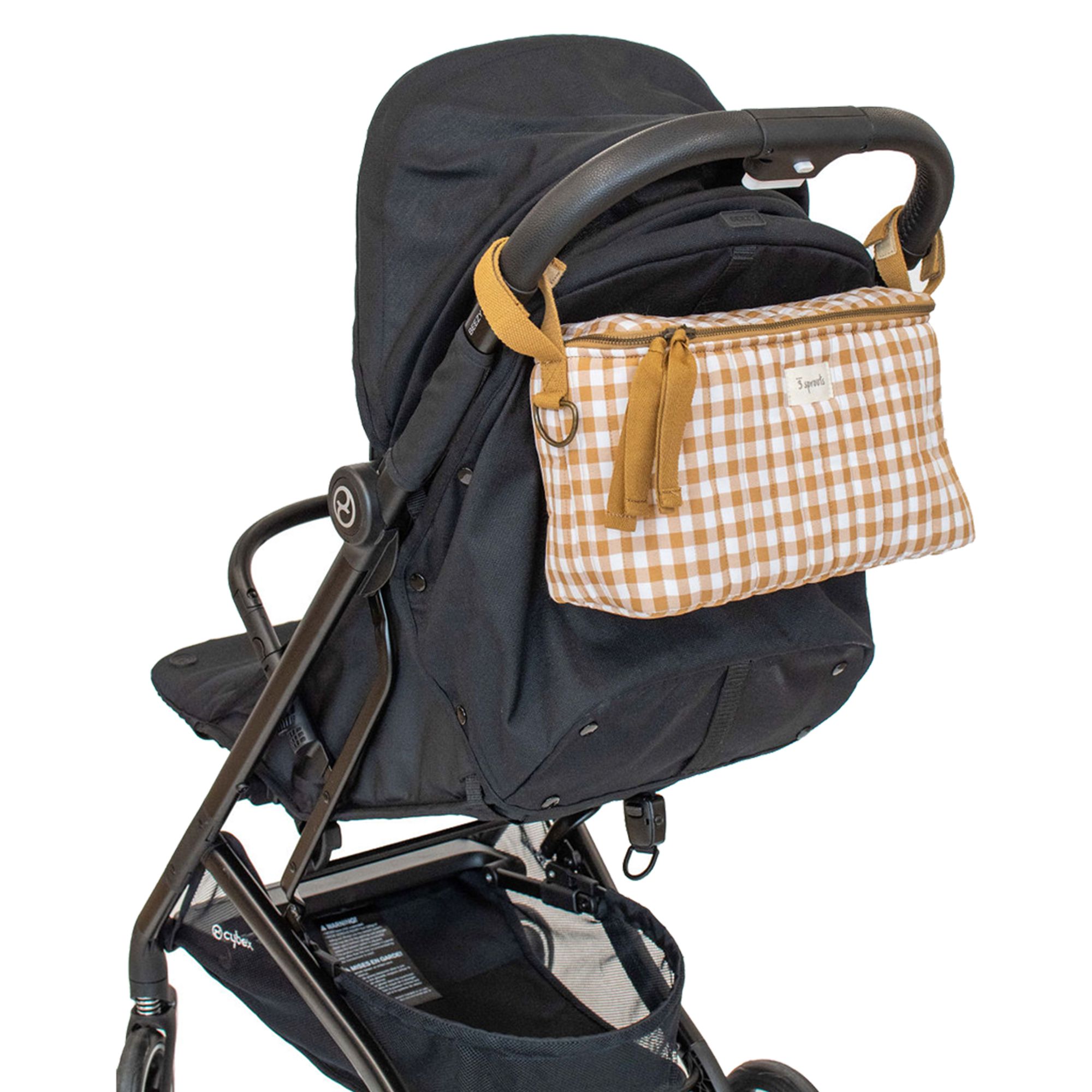 3 Sprouts lastenrattaiden rataslokerikko, tikattu/sinappipainatus - Image 6