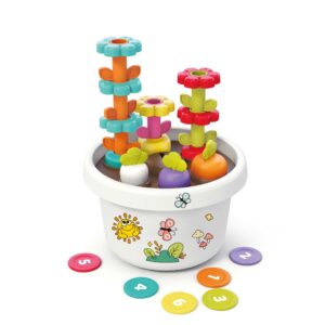Kinder and Kids Montessorilelu: Ruukku Kasveilla ja Tarroilla