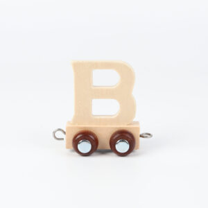 Kinder and Kids Kirjainvaunu B, Vaalea puu