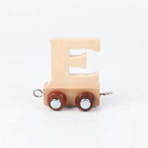 Kinder and Kids Kirjainvaunu E, Vaalea puu