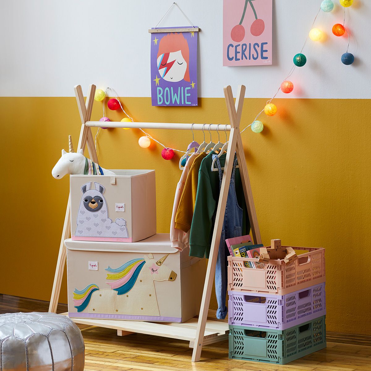 3 Sprouts Kannellinen Lelulaatikko, Yksisarvinen - Image 2