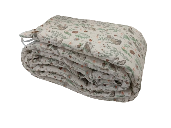 Anne&Mikael sängyn reunapehmuste 30x360cm Mansikkaniitty