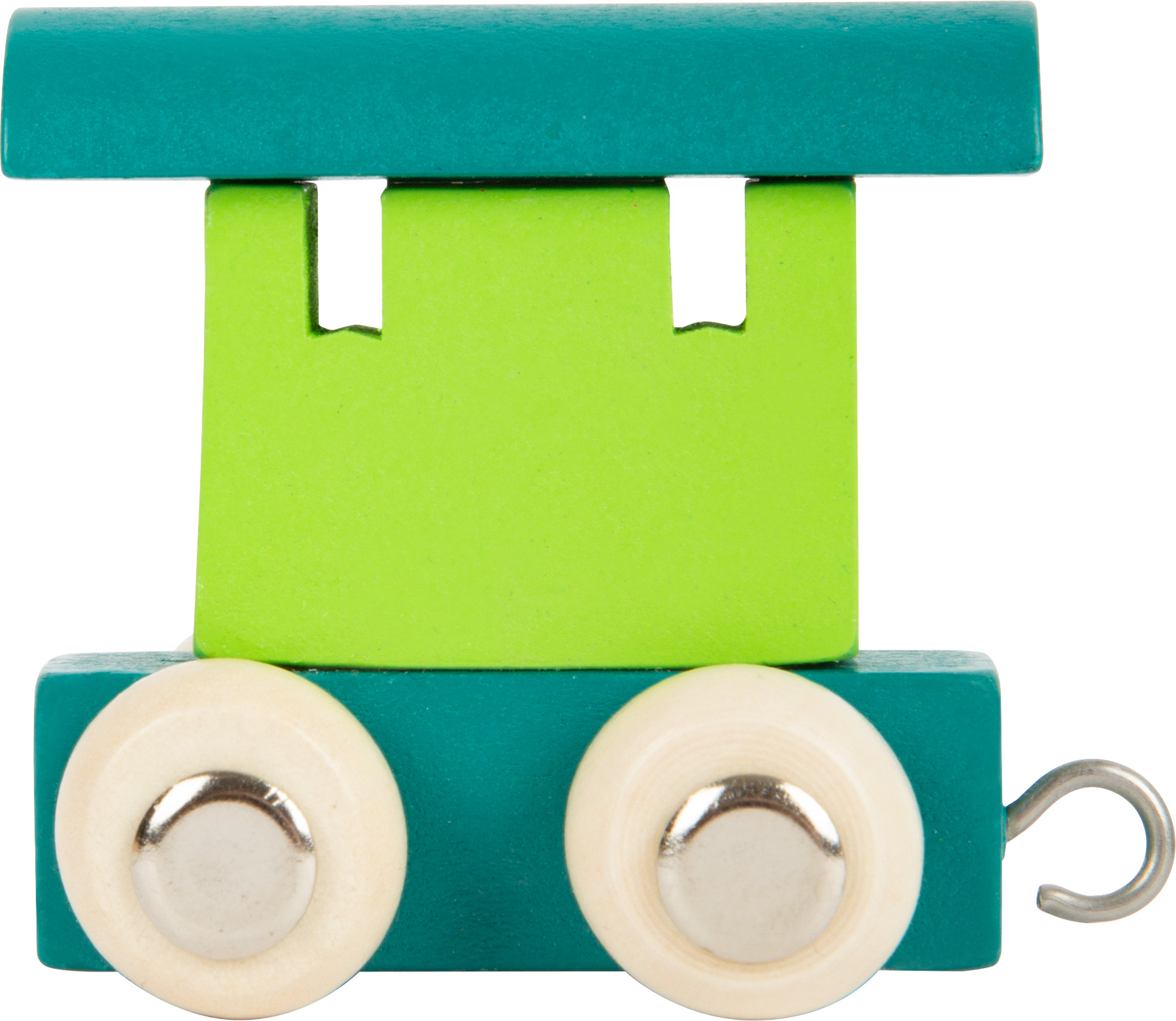 Small Foot Viimeinen vaunu Kirjainjunaan, Vihreä & Petrooli