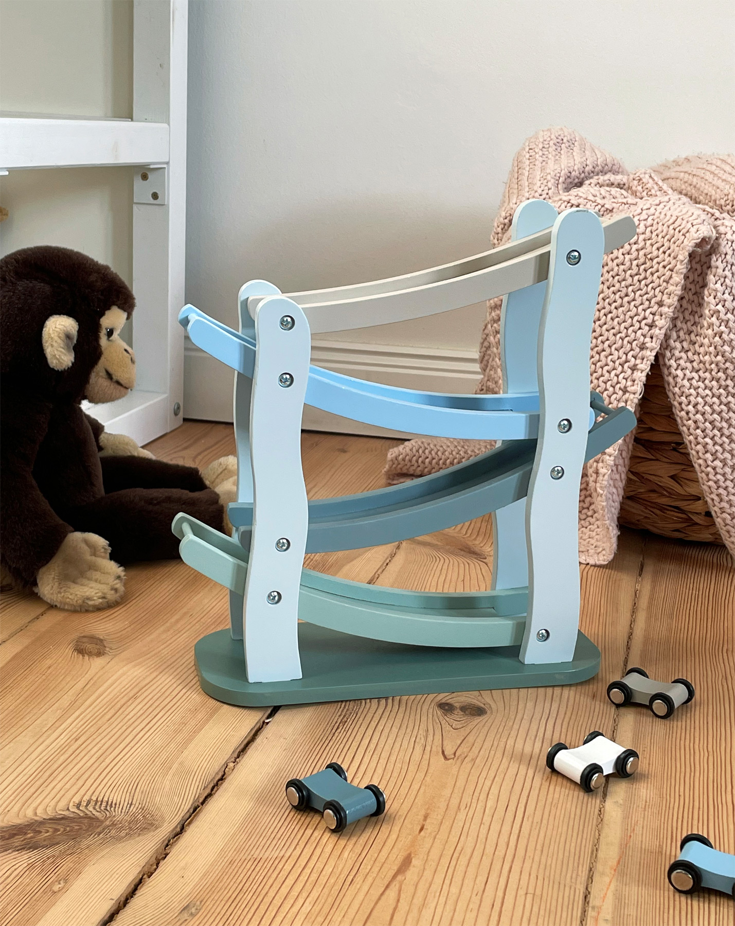 Small Foot Sininen Autorata - Image 4