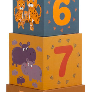 Small Foot Safari-Pinoamiskuutiot