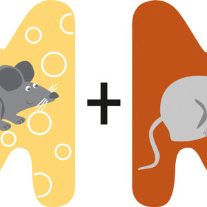 Puiset Kirjaimet Lastenhuoneeseen M