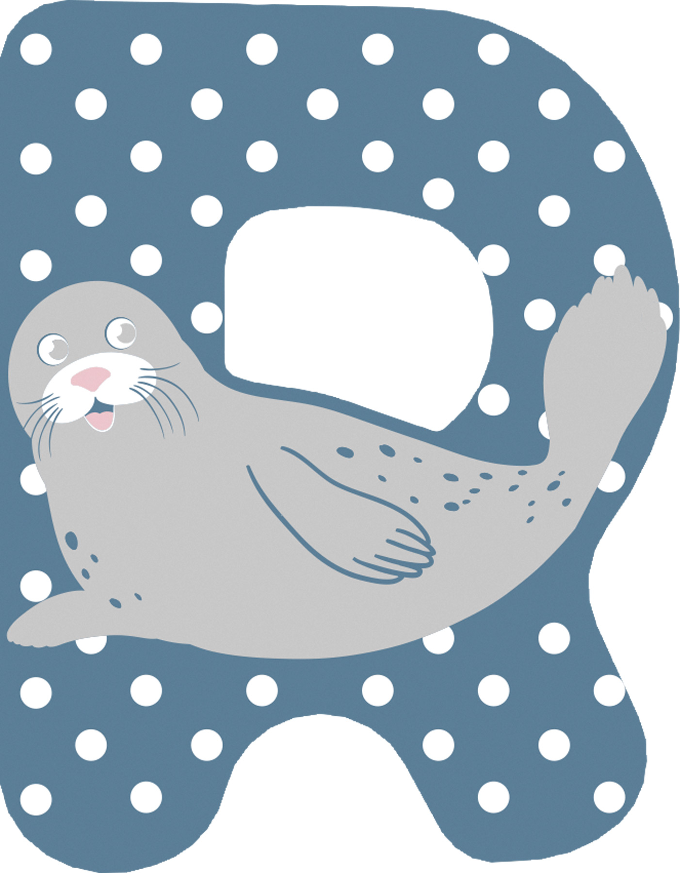 Puiset Kirjaimet Lastenhuoneeseen R - Image 3