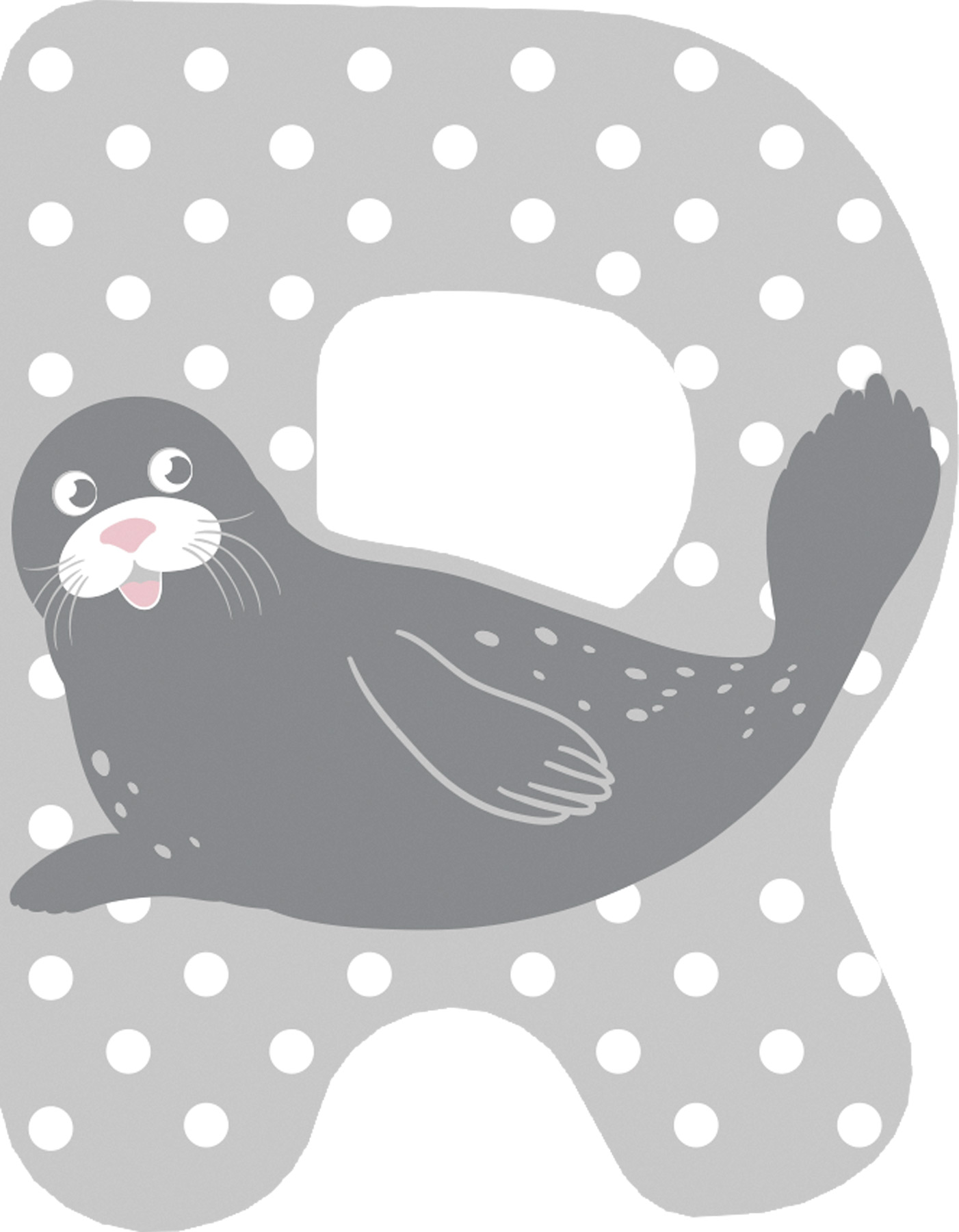 Puiset Kirjaimet Lastenhuoneeseen R - Image 2