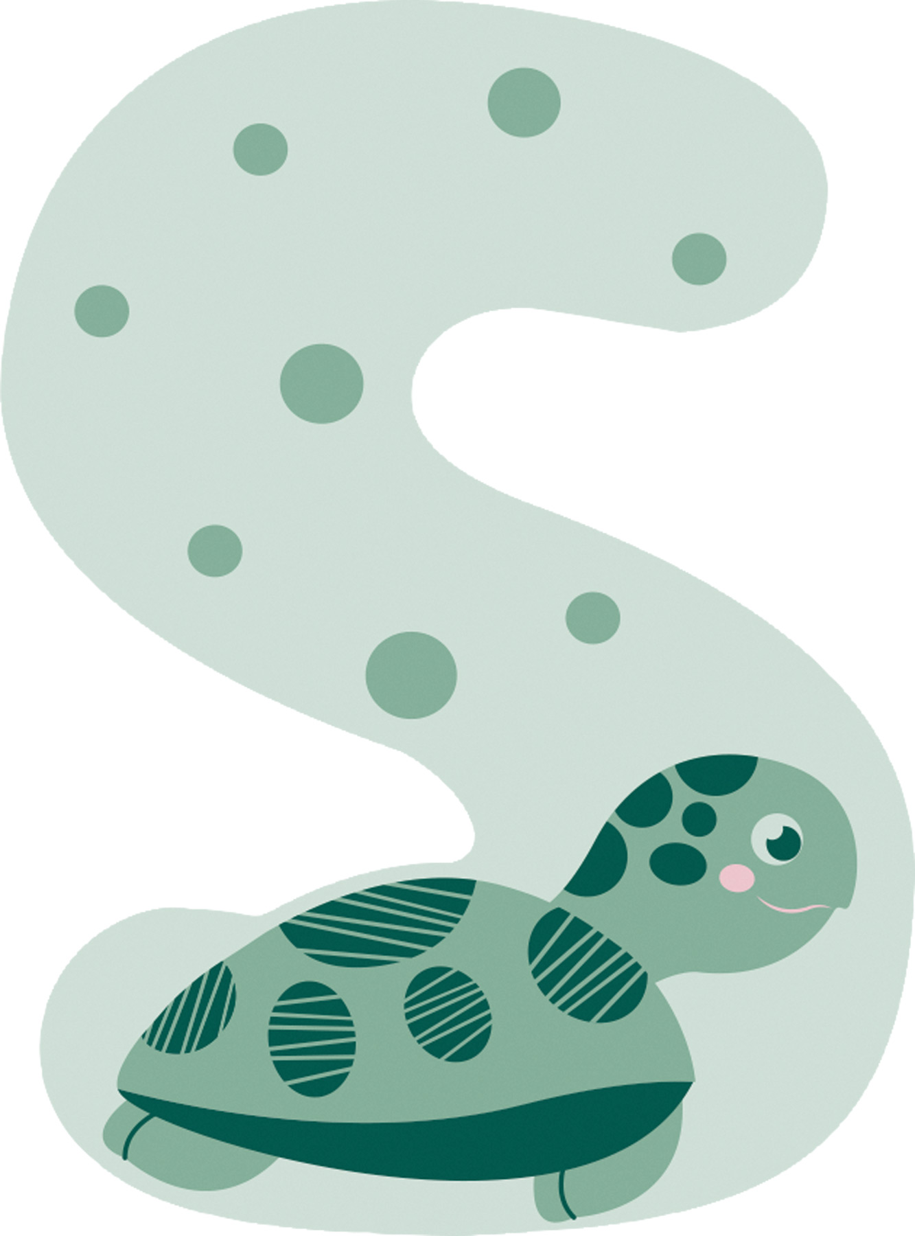 Puiset Kirjaimet Lastenhuoneeseen S - Image 2