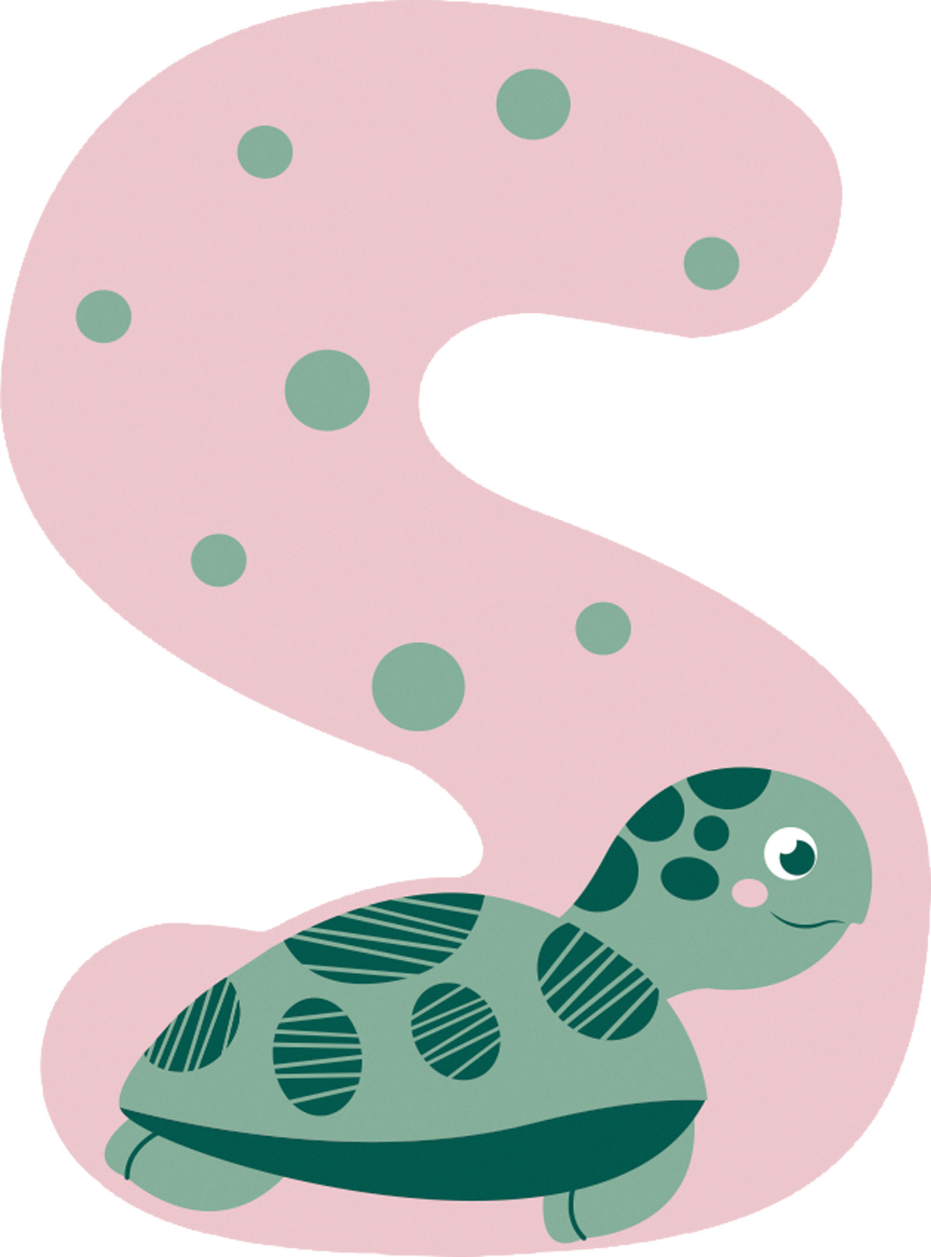 Puiset Kirjaimet Lastenhuoneeseen S - Image 3