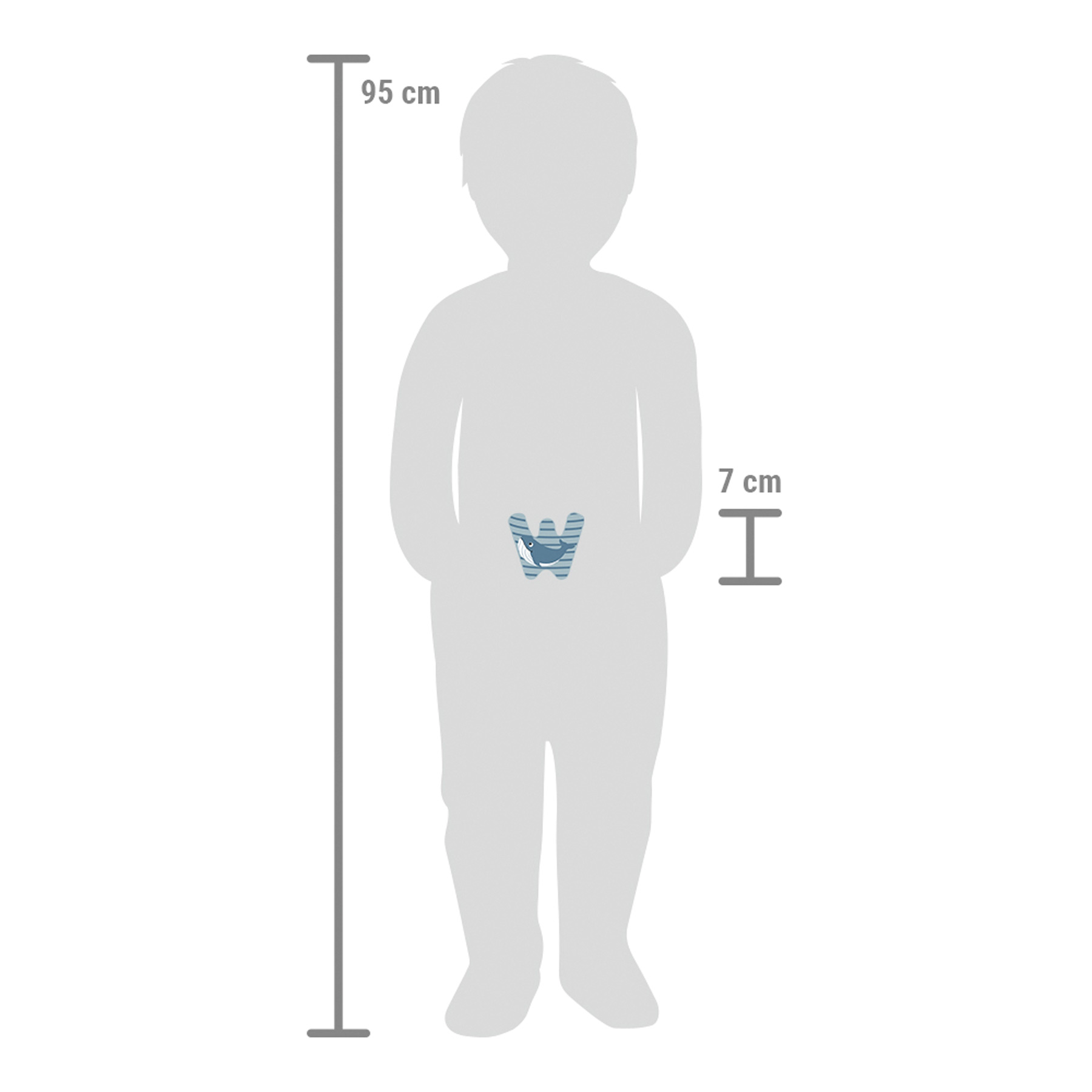 Puiset Kirjaimet Lastenhuoneeseen W - Image 2