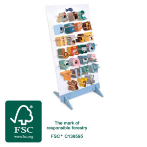 Small Foot Puiset Kirjaimet Myyntitelineessä