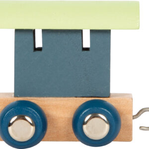 Small Foot Puinen Kirjainjunan Viimeinen Vaunu,Vihreä, Tummansininen