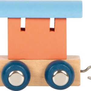 Small Foot Puinen Kirjainjunan Viimeinen Vaunu, Oranssi, Sininen