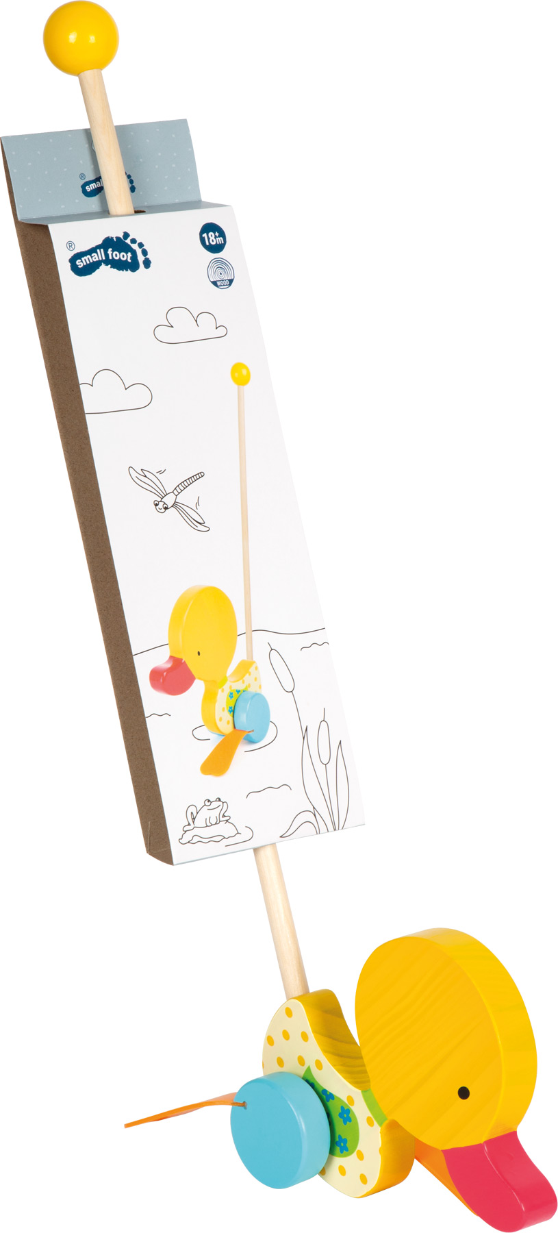 Small Foot Vaappuva Työnnettävä Ankka "Tina" - Image 2