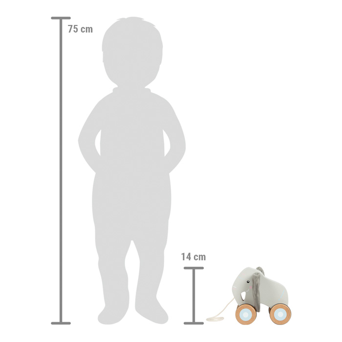 Small Foot Vedettävä norsu pehmeillä korvilla - Image 9