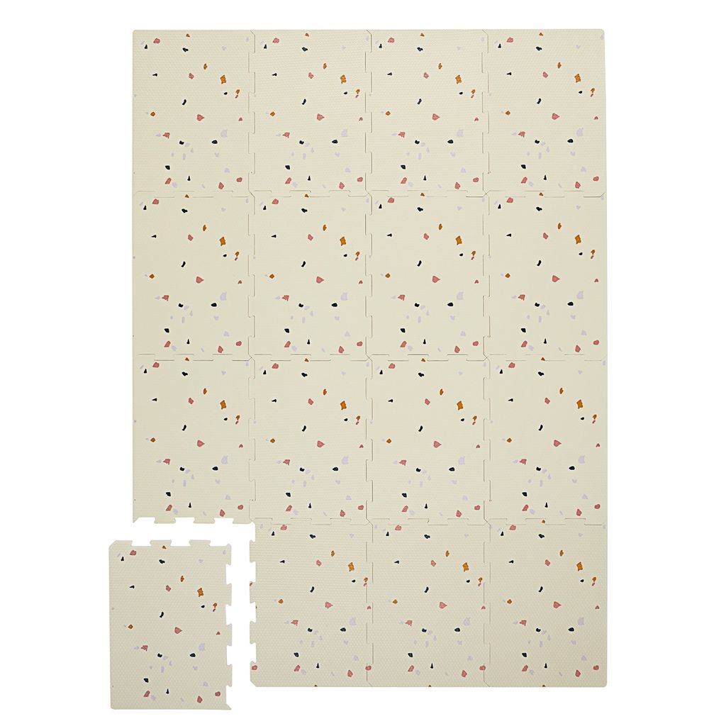 3 Sprouts EVA-vaahtomuovinen palapelimatto, Terrazzo-kerma - Image 2
