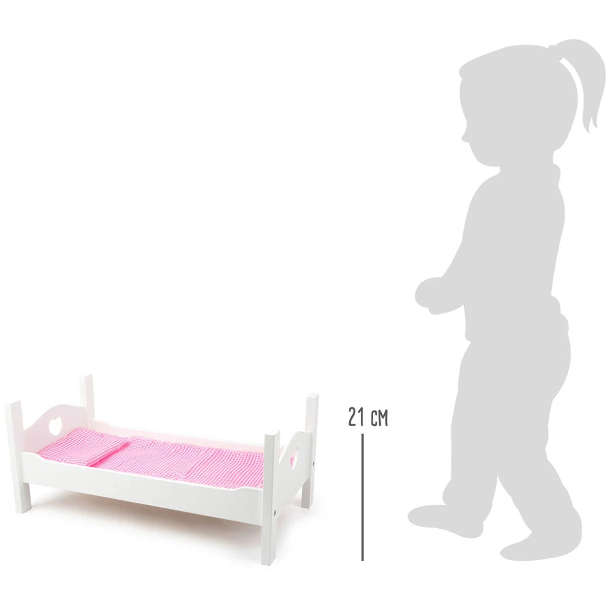 Small Foot -nukensänky, valkoinen - Image 3